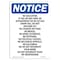 Signmission OSHA Notice Sign, 10" H, 7" W, Rigid Plastic, No Soliciting If You Do Not Have Sign, Portrait OS-NS-P-710-V-14824 - alternate 1